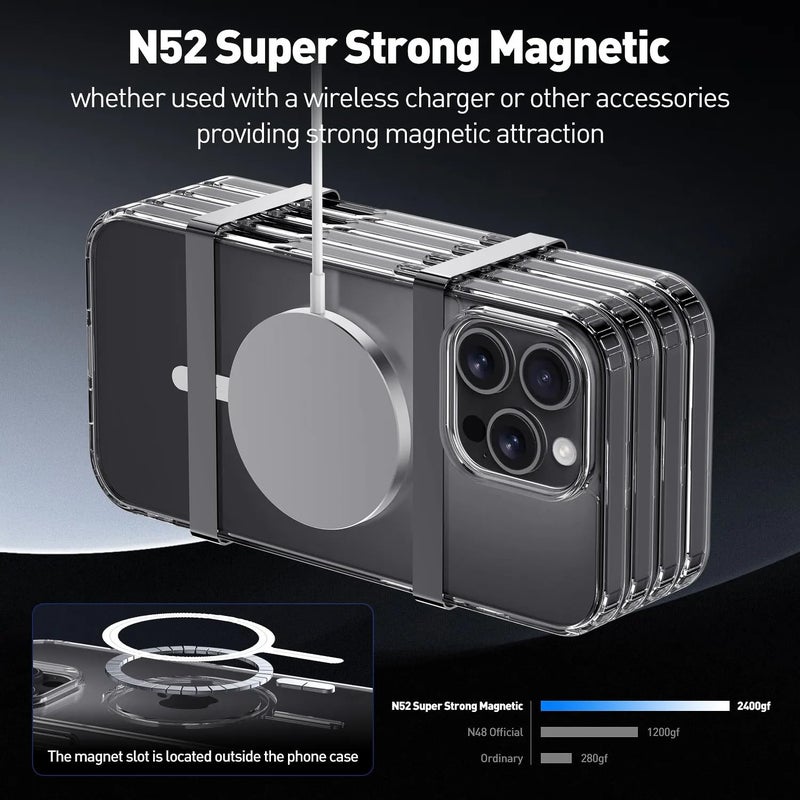 GadgetBite for Magsafe Ring Magnetic Phone Ring for Wireless Charging Universal Wireless Charger Conversion Mag Safe Metal Sticker Kit Compatible with iPhone Samsung OnePlus and More (Pack of 1) - Image 3