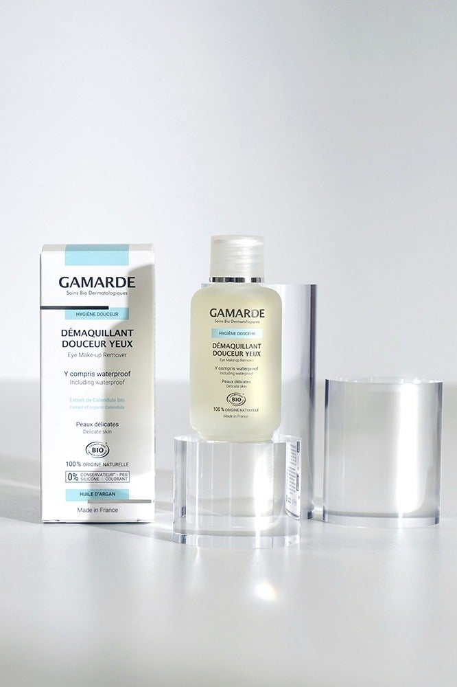 gamarde Gentle Eye Make-up Remover 30ml – Certified Organic Ultra-Gentle Cleansing Oil with Calendula & Myrtle – Removes Waterproof Makeup, Nourishes Lashes & Eye Contour – 100% Natural, Vegan - Image 3