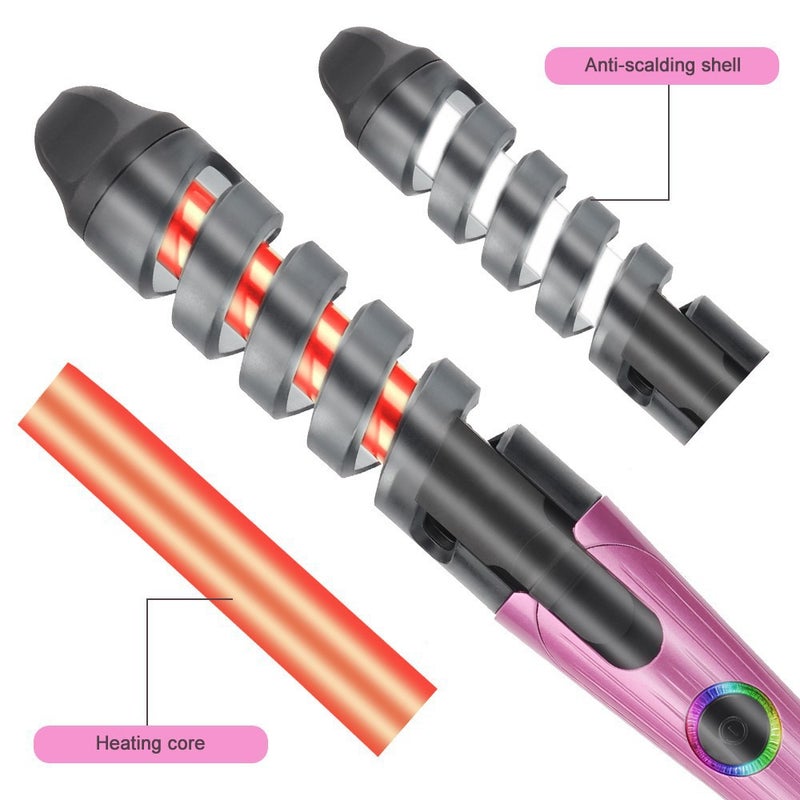 WAIKIL Cross-Border Automatic Rotating Hair Curler, Wave and Egg Roll Styler, Dual-Use Straightening and Curling Iron - Image 5