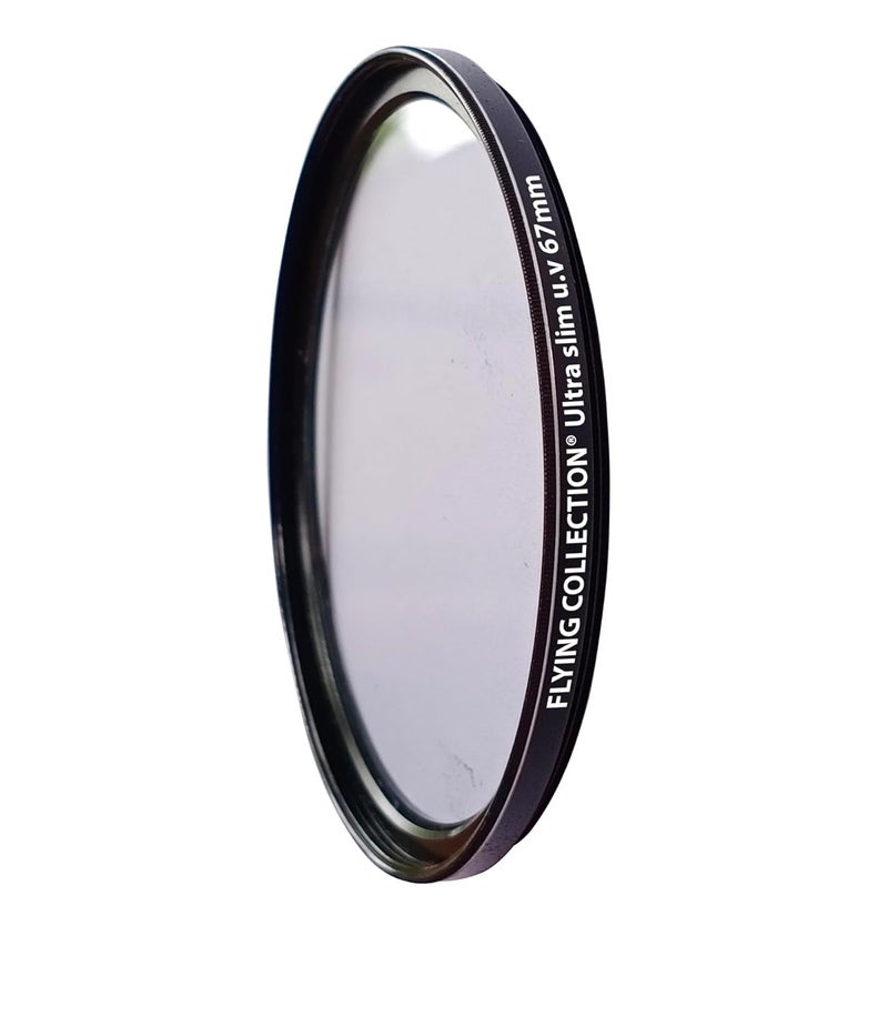 FLYING COLLECTION Camera Lens UV Rays Protection Filter 67 MM -Ultra Slim UV Filter Ring Aluminum Frame,HD/Waterproof Resistant, DSLR Camera Lens, Dust Scratches (67 MM) - Image 3