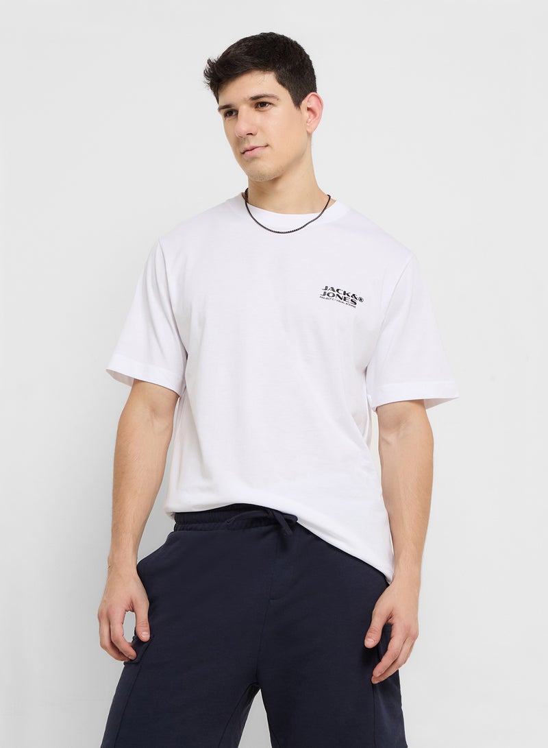 JACK & JONES Jcocalma Back Print Crew Neck T-Shirt  - Image 1