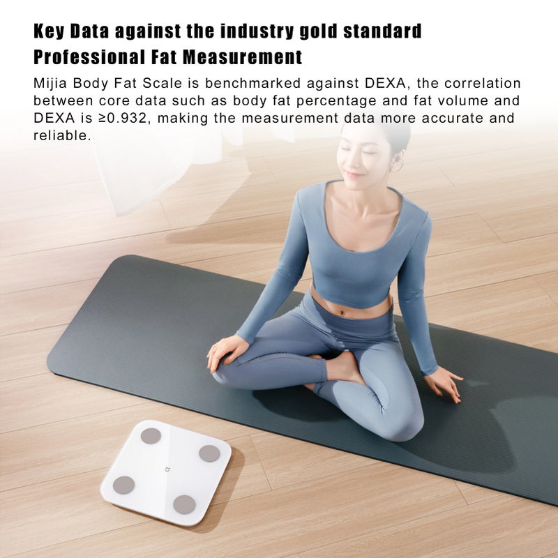 Xiaomi Mijia Body Fat Scale Intelligent BMI Data Analysis Weighing 25-item Health Report APP Control BMI Data Analysis Smart Weight Scale BT connection - Image 4