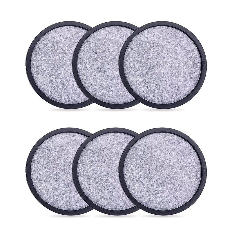 6Pack Replacement Charcoal Water Filter Discs for Mr Coffee Brewers Coffee Machines