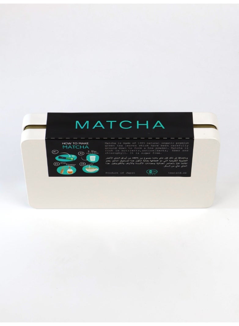 Tealand Organic Premium Japan Matcha Pure in Tin Rich in Nutrients Sugar-Free, 24 Sachets - Image 3