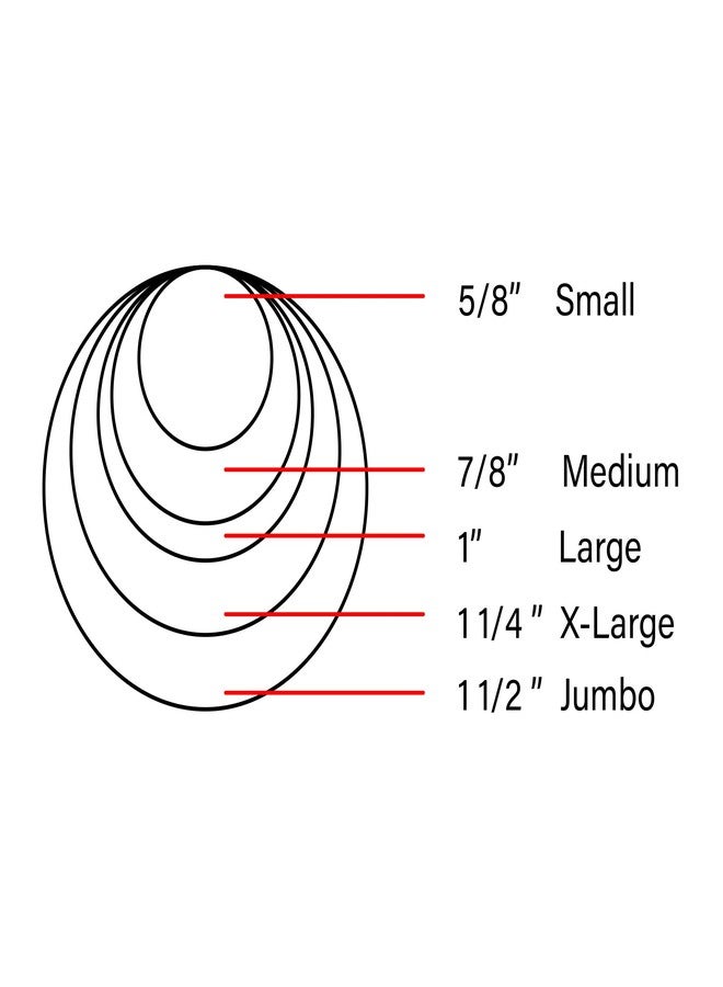 Donna أسطوانات فوم DONNA لتصفيف الشعر والتسريحات بدون حرارة (7/8"(D) متوسطة) - Image 5