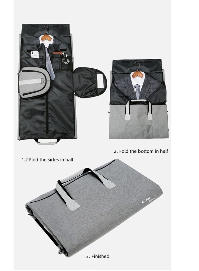 Gym Bag with Shoes Compartment, Sports Bag with Waterproof Pocket for Wet Towels, Travel Duffel Bag  Weekender Overnight Carry on Bag - Image 3