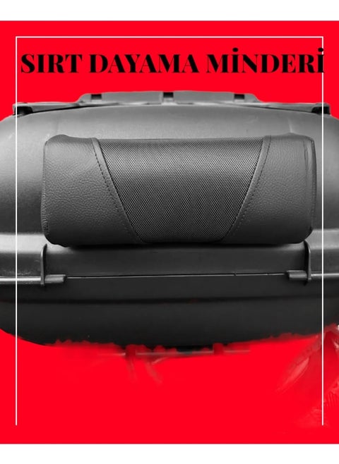 Motorcycle Topcase Bag Backrest Cushion Universal Premium Velcro Model Bag Backrest