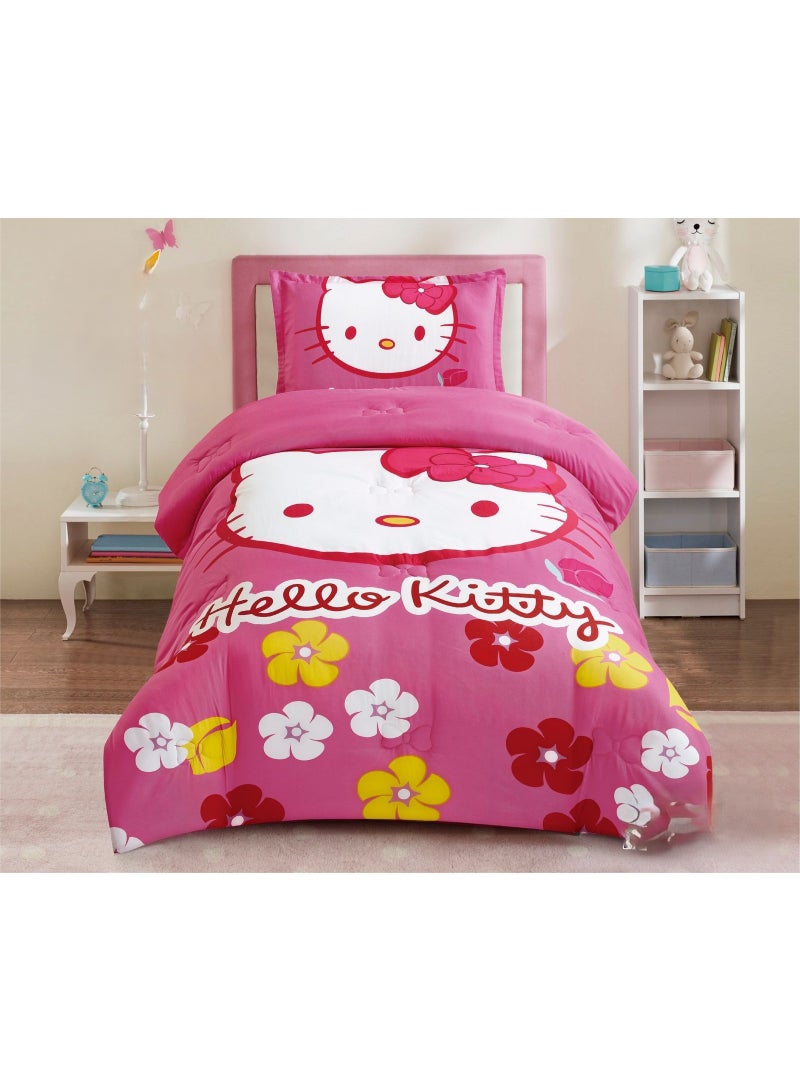 Greneric Comforter set with children's drawings, 3 pieces, compressed quilt, size 160*220cm - Image 1