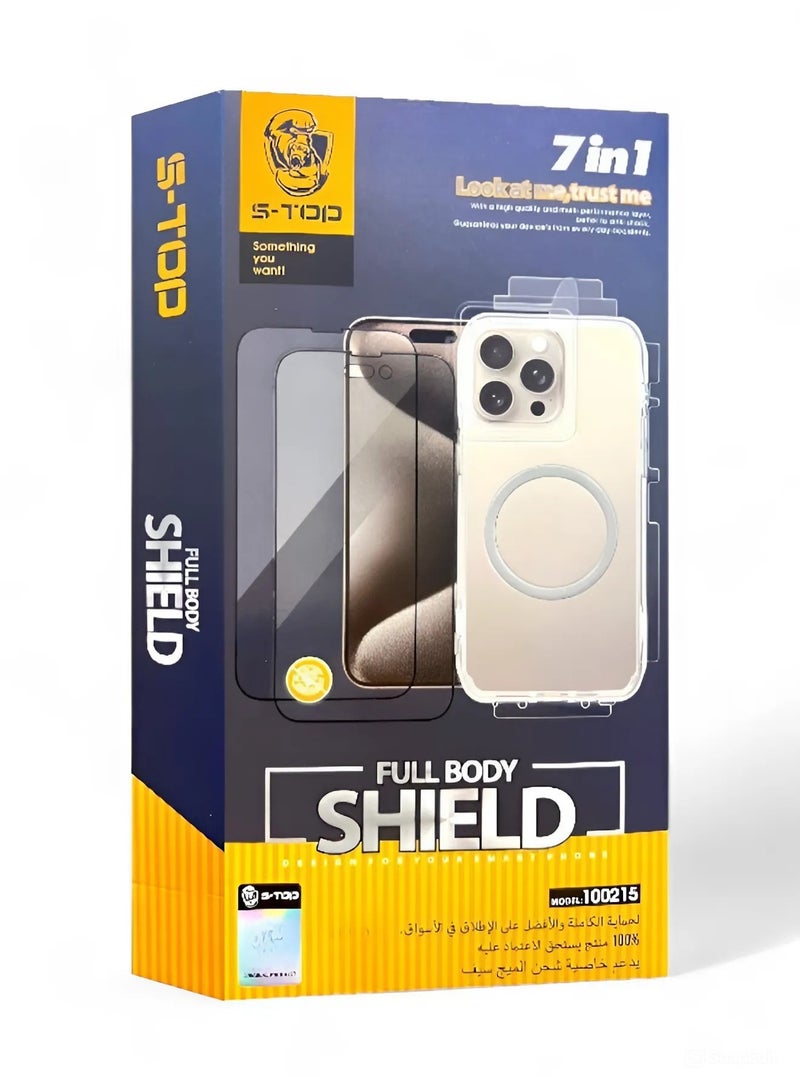 S-TOP Full protection package for Samsung Galaxy Note 20 Ultra, complete protection for your device against scratches and falls (7in1), original package from S-TOP - Image 1