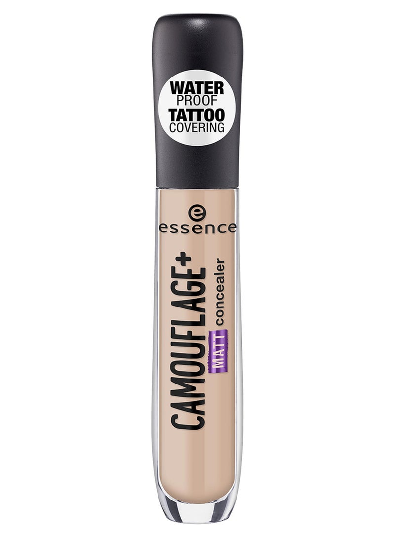 Essence Camouflage+ Matt Concealer | 40 medium fawn | Waterproof High-Coverage Concealer | Hides Dark Circles Blemishes Spots | Matte Finish Lightweight Natural Look | For All Skin Tones | 5 ml 40 Medium Fawn - Image 1