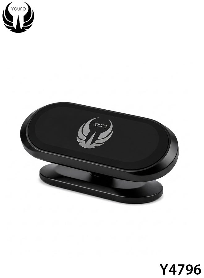 YOUFO Magnetic Adsorption Car Phone Holder Y4796 Dashboard Mount 360 Degree Rotation Universal Mobile Holder Strong Magnetic Grip Anti Slip Base Compact Design ERPCY4796 - Image 1