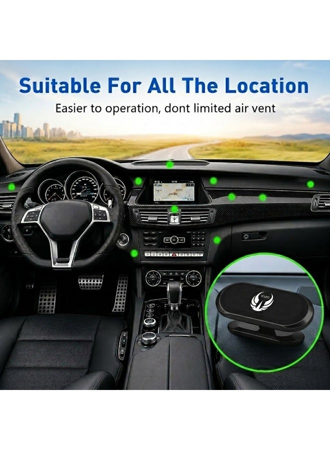 YOUFO Magnetic Adsorption Car Phone Holder Y4796 Dashboard Mount 360 Degree Rotation Universal Mobile Holder Strong Magnetic Grip Anti Slip Base Compact Design ERPCY4796 - Image 3