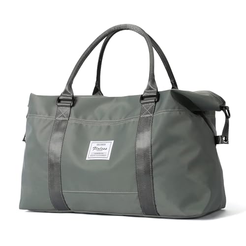 SEAFEW Small Gym Duffel Bag, Travel Weekender Bags for Women, Overnight Gym Carry On Tote Bag with Wet Pocket, Hospital Mom Bag for Labor and Delivery - Green - Image 1