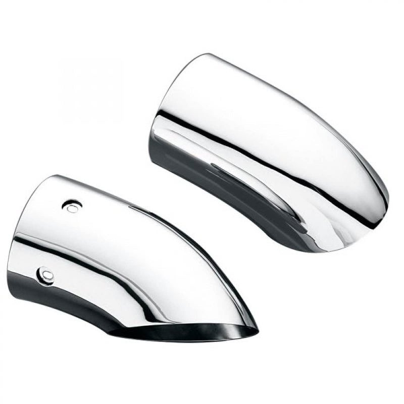 إكسسوارات كوريكان 7606 للدراجات النارية - ملحقات عادم منحنية لدراجات هوندا غولد وينغ GL1800 F6B 200117 - كروم - زوج واحد