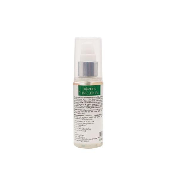 Jovees Herbal Hair Serum With Grape Seeds  Almond Oil For Frizzy Hair 60ml - Image 2
