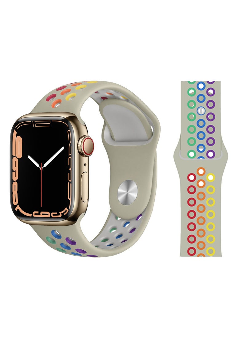 Perfii - 3pcs Watch Bands Replacement for Apple Watch Strap Compatible with Apple Watch 49/46/45/44/42mm Series 10/9/8/7/6/5/4/SE/Ultra - Image 1