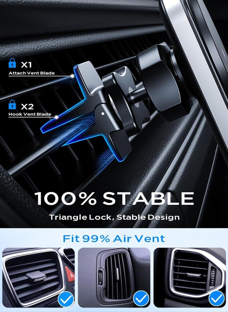 Joshberg Wireless Car Charger Mount,15W Fast Charging Auto Clamping Car Charger,Phone Holder fit for iPhone 15 14 13 12 Mini Pro Max 11 Xs, Samsung Galaxy S23 Ultra S22+ S21 S20 Note 20,Black - Image 5