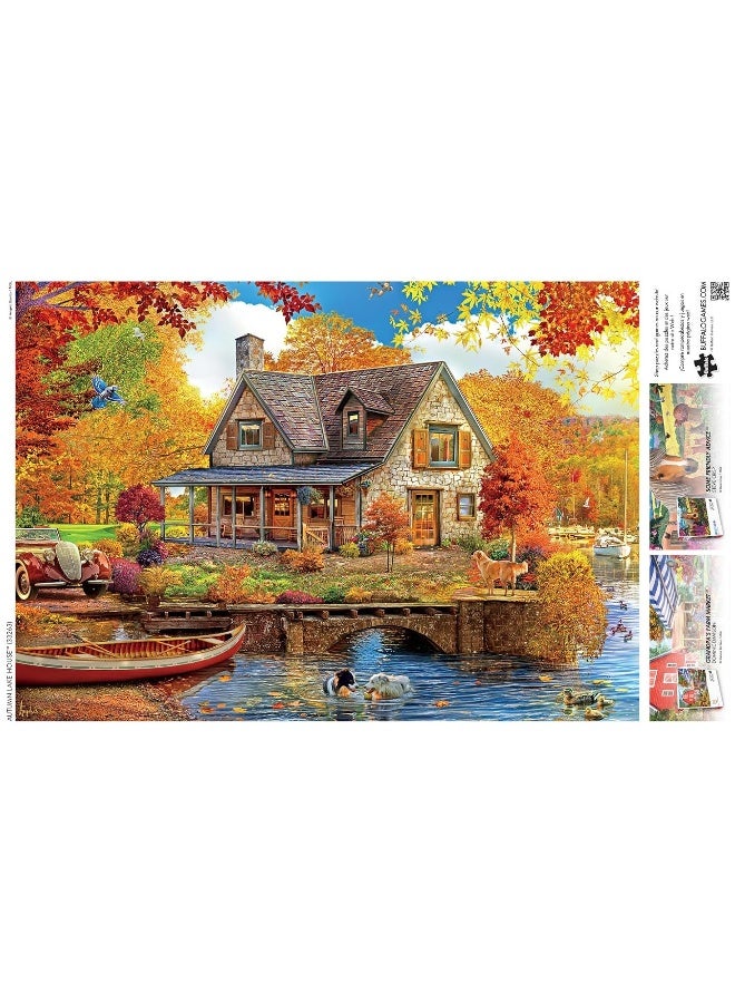Buffalo Games - Angelo Bonito - Autumn Lake House - 500 Piece Jigsaw Puzzle for Adults Challenging Puzzle Perfect for Game Nights - Image 2