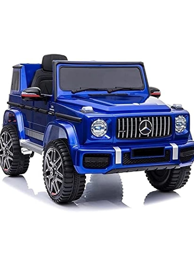 FACTUAL TOYS - Mercedes Benz Amg G63, Licensed Electric Car, 12V Ride On Car With Remote Control For Kids - Painting Blue - Image 1