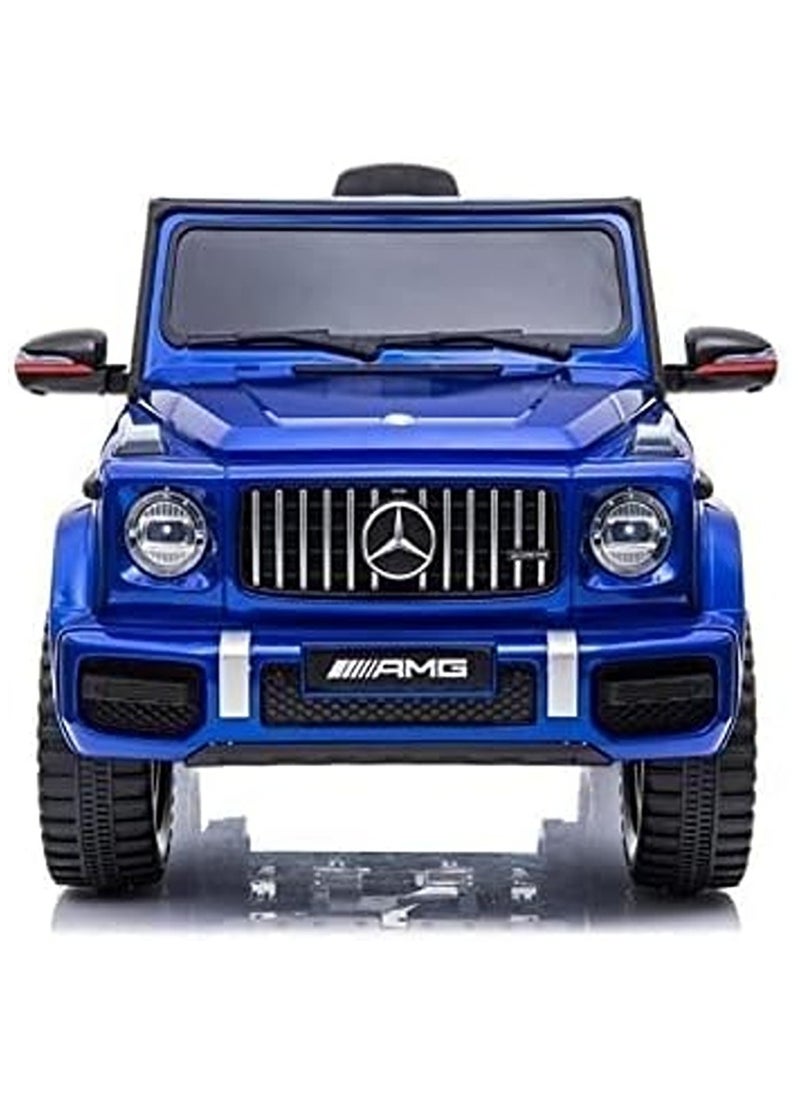 FACTUAL TOYS - Mercedes Benz Amg G63, Licensed Electric Car, 12V Ride On Car With Remote Control For Kids - Painting Blue - Image 1