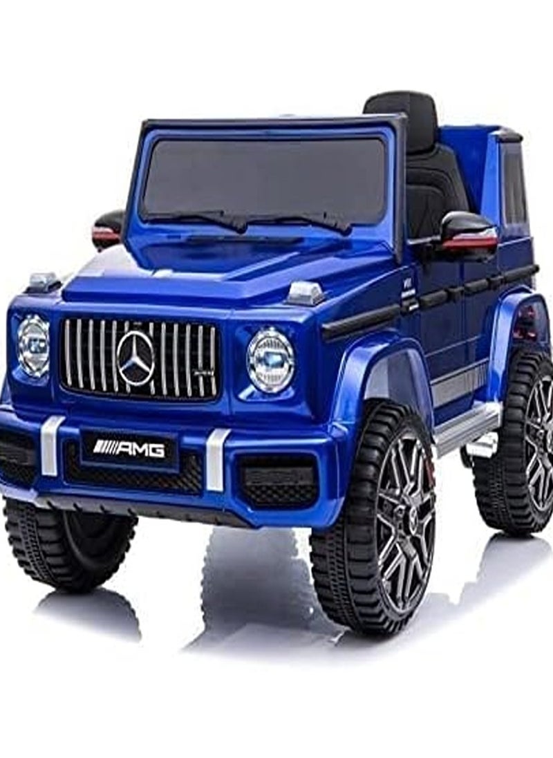 FACTUAL TOYS - Mercedes Benz Amg G63, Licensed Electric Car, 12V Ride On Car With Remote Control For Kids - Painting Blue - Image 1