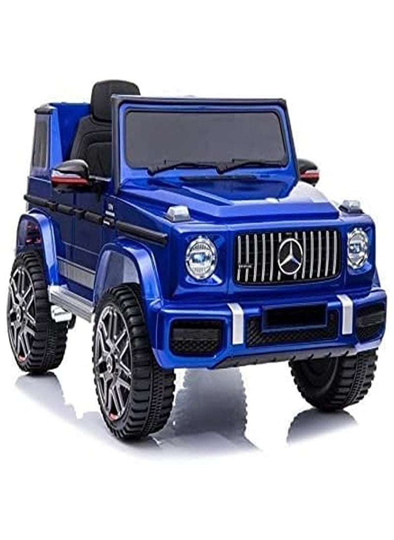 FACTUAL TOYS - Mercedes Benz Amg G63, Licensed Electric Car, 12V Ride On Car With Remote Control For Kids - Painting Blue - Image 1
