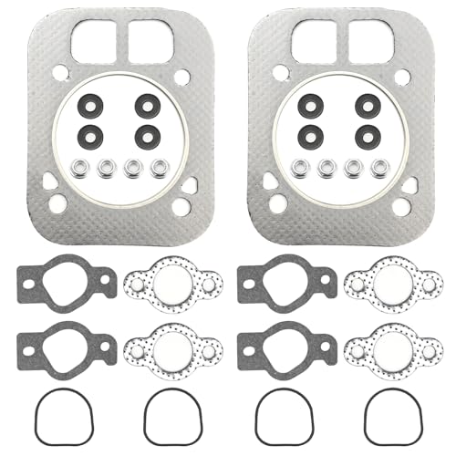 Anxingo Cylinder Head Gasket Kit for Kohler 24-841-04S, 24 841 03S, 24 041 37-S, 24 041 16, 24 041 32 Kohler CH25 CH730 CH740 CV25 Engine Head Gasket Kit (2-Pack) - Image 1