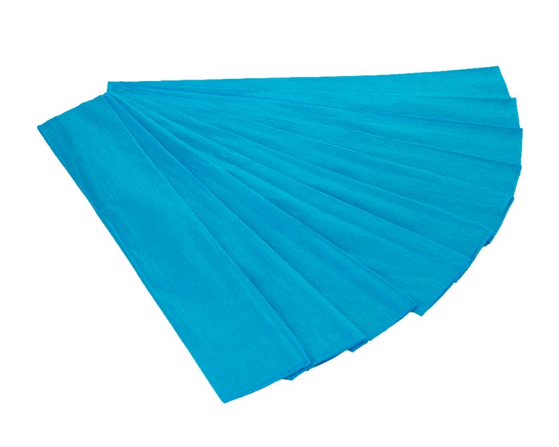 3A Crochet Gift Wrapping Paper 10pcs 50x80cm - Light Blue 50100-1 - 3A-5230-Light Blue - Image 1