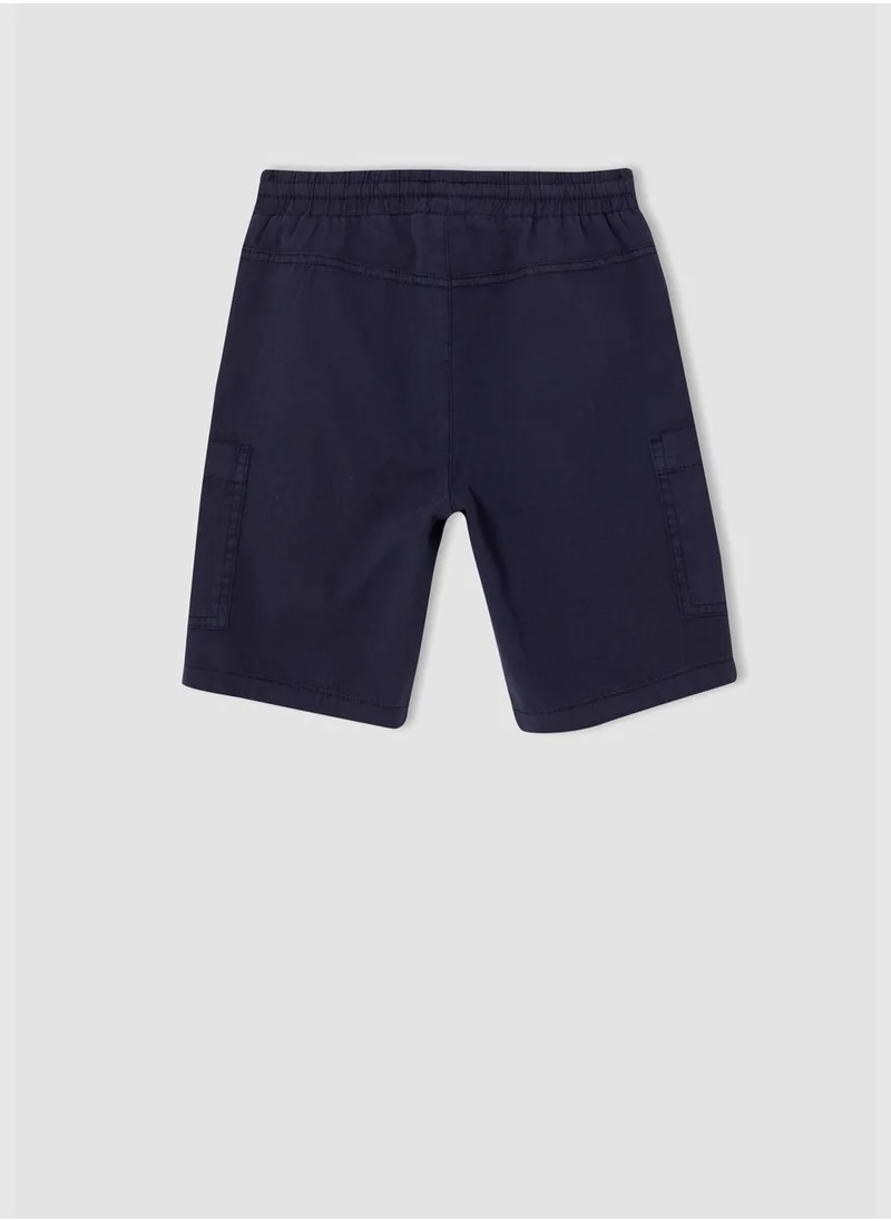 ديفاكتو Drawstring Bermuda Cargo Shorts