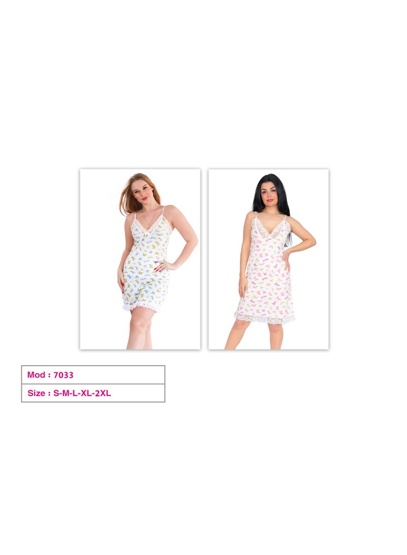 Dadoush Women Lace Camisole with Colorful Floral Print Cotton Polyester - Image 3