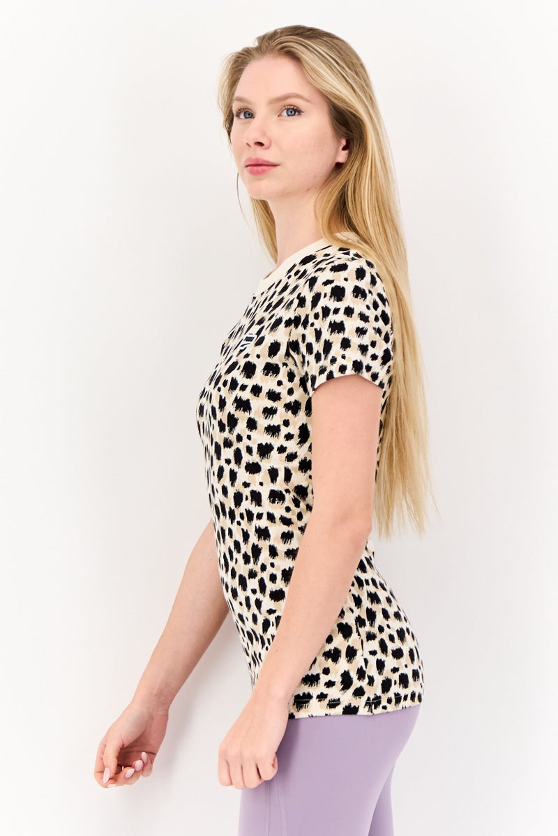 PUMA Women Sportswear Fit Short Sleeve Outdoor Top, Multicolor - Image 2