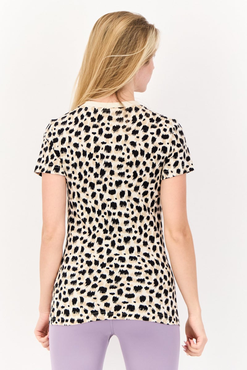 PUMA Women Sportswear Fit Short Sleeve Outdoor Top, Multicolor - Image 3