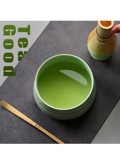 Hihonor Matcha Whisk Set, 4pcs Japanese Tea Set,Matcha Whisk,Traditional Scoop, Matcha Bowl, Ceramic Whisk Holder,Traditional Matcha Tool Set for Matcha Tea Ceremony(White)  - Image 4