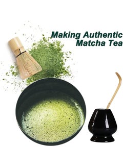 Hihonor Matcha Whisk Set, 4pcs Japanese Tea Set,Matcha Whisk,Traditional Scoop, Matcha Bowl, Ceramic Whisk Holder,Traditional Matcha Tool Set for Matcha Tea Ceremony(White)  - Image 5