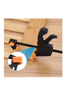 Y&D Quick Grip Clamps, Woodwork Ratchet Bar Clamp F Wood Clamps Set One Handed for Fast and Easy Clamping Applications distance 2 Pack 8 inch  - Image 4