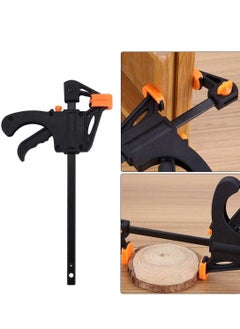 Y&D Quick Grip Clamps, Woodwork Ratchet Bar Clamp F Wood Clamps Set One Handed for Fast and Easy Clamping Applications distance 2 Pack 8 inch  - Image 2