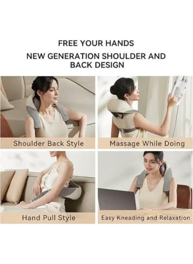 Mini Electric Neck Massager - Portable & Rechargeable Muscle Stimulator - Full Body Relief for Neck, Back, Shoulder & Leg - Lightweight & Easy-to-Use - Image 2