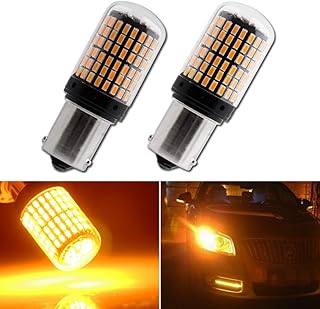 YM EBright YM E-Bright EverBright 2800Lumen 7507 Led Bulb, No Hyper Flash BAU15S PY21W 5009 12496 Front Rear Turn Signal Bulb,  - Image 1