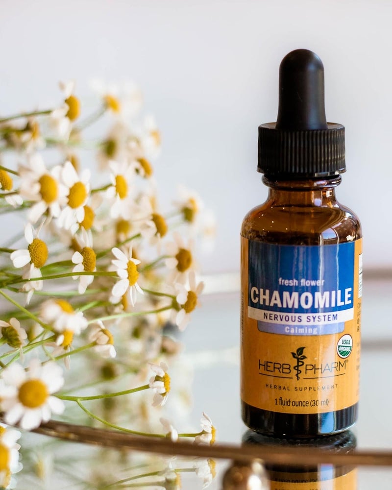 Herb Pharm Certified Organic Chamomile Liquid Extract - 4 Ounce for Calming Nervous System Support - Image 3
