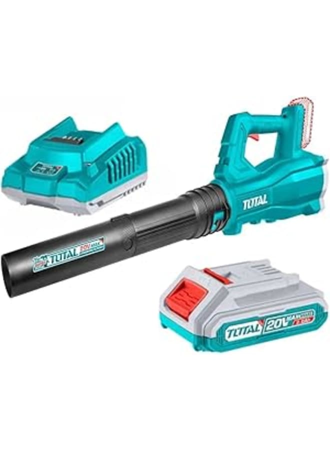 Total 20V garden blower, including battery and charger TABLI203235