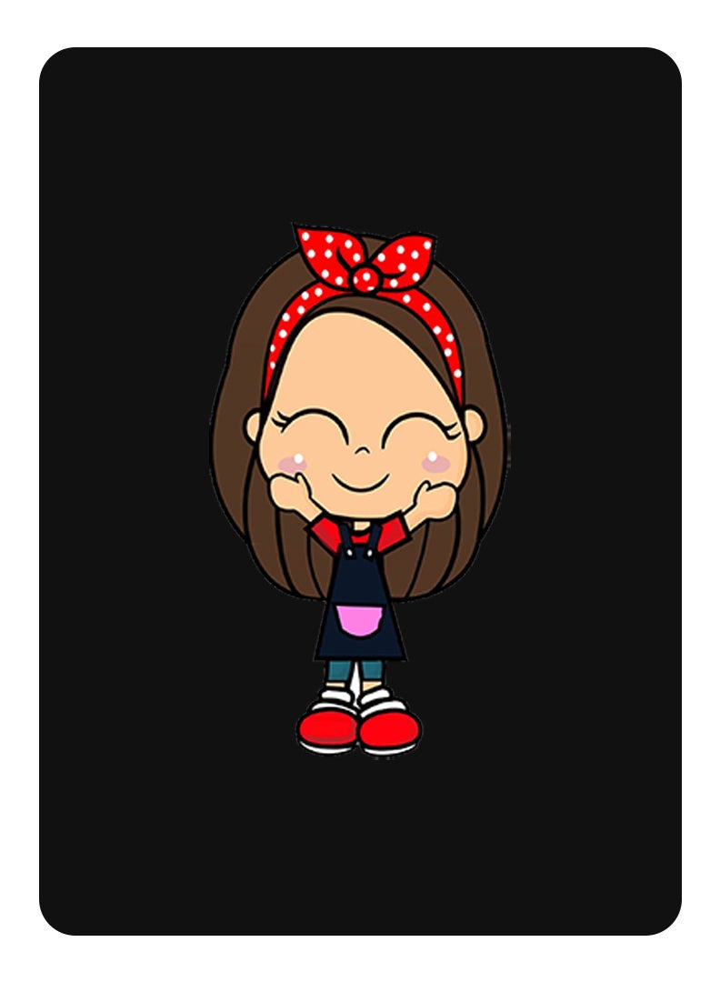 Theodor Protective Flip Case For Samsung Galaxy Tab S9 With Trifold Stand Auto Wake Sleep Shockproof Cover FORZA350 Girl copy - Image 1