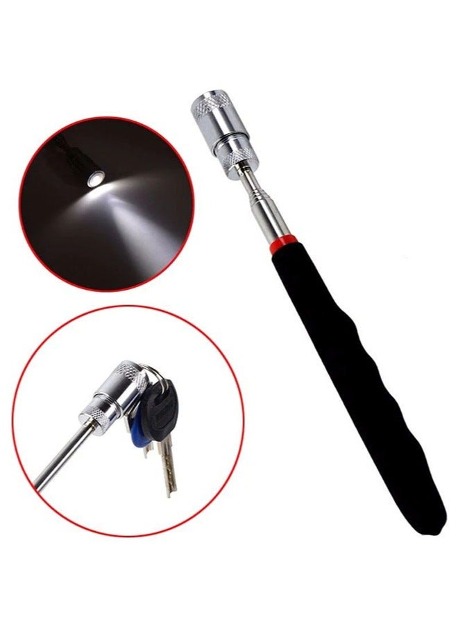 عصا التقاط مغناطيسية تلسكوبية مانعة للانزلاق - Image 2