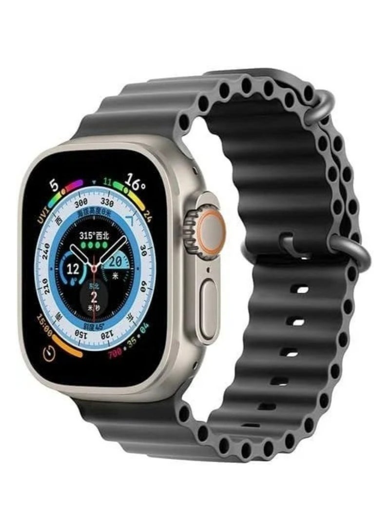 Soft Silicone Band Wrist Strap For Apple Ultra Watch 42mm 44mm 45mm 49mm