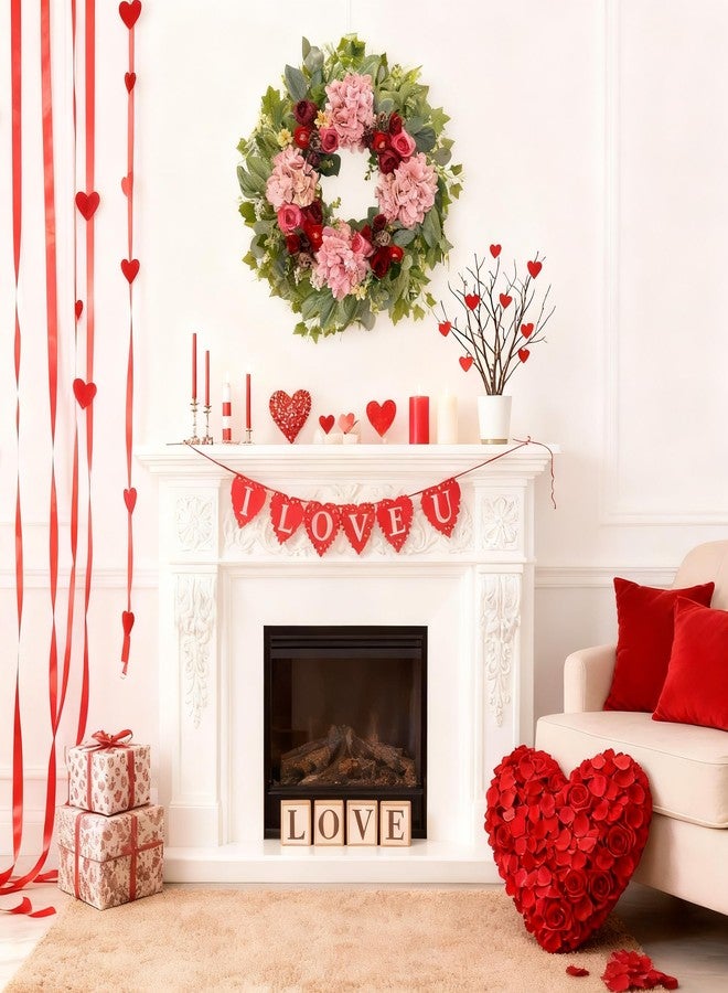HipTree 24 Inch Spring Wreaths for Front Door 02 - Image 5