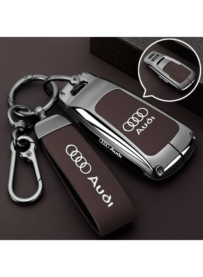 Audi 2025 Audi Q5L special key set luxury 2024 A4L premium car key all inclusive protective case for men and women General Motors keychain - Image 1