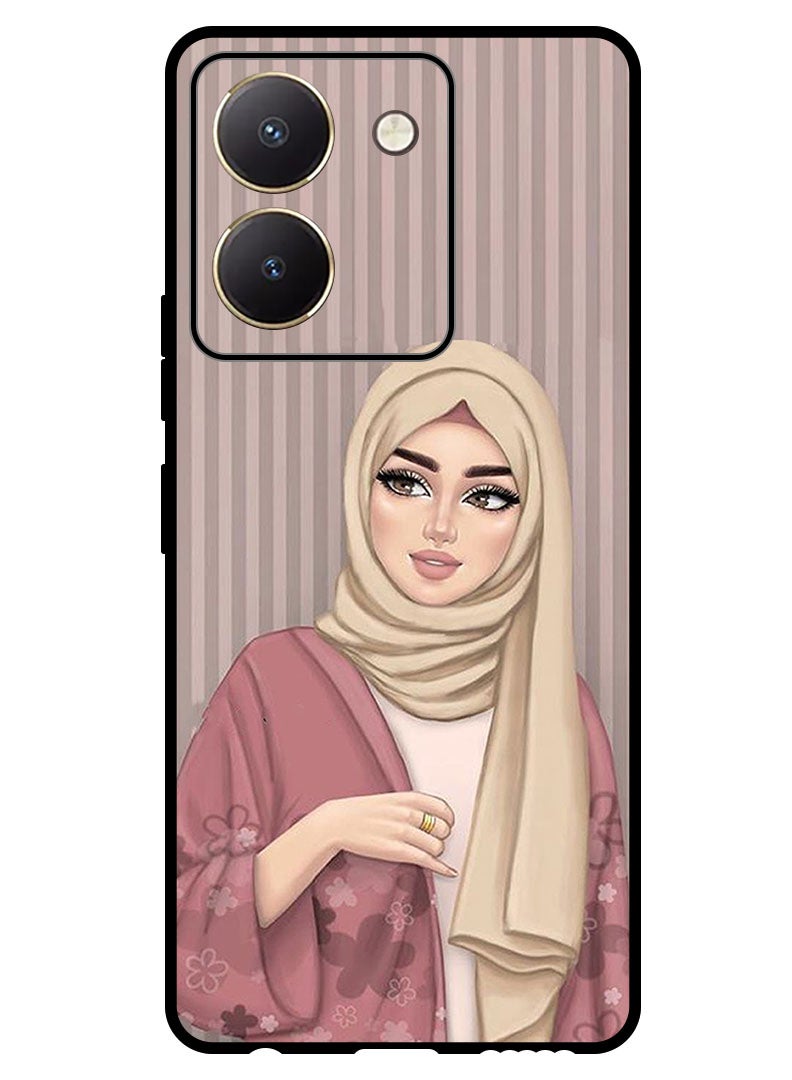 Theodor Protective Case Anti Scratch Shock Proof Bumper Cover For Vivo Y77t Hijab Girl 1 - Image 1