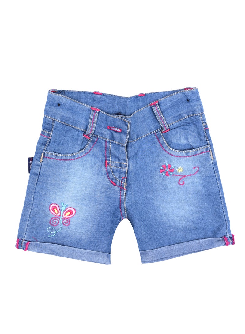 Master Jeans Baby Girls Jeans Shorts  - Image 1