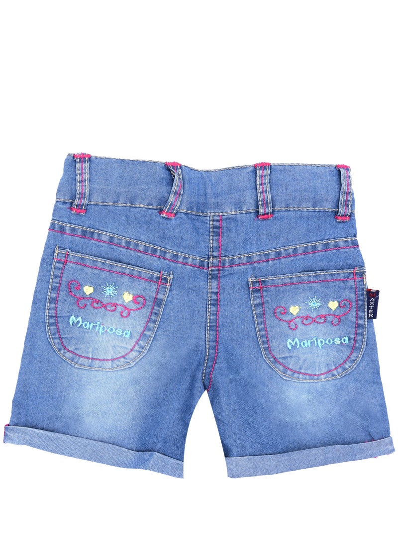 Master Jeans Baby Girls Jeans Shorts  - Image 2