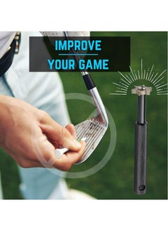 yongsheng Golf Club Groove Sharpener Golf Accessory Tool Made for Re-Grooving Clubs, Irons, Pitching Wedge, Sand Wedges  - Image 2