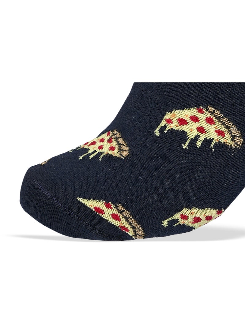 SAM SOCKS Men Set of 3 Ankle SE Pizza Pattern Socks - Image 5